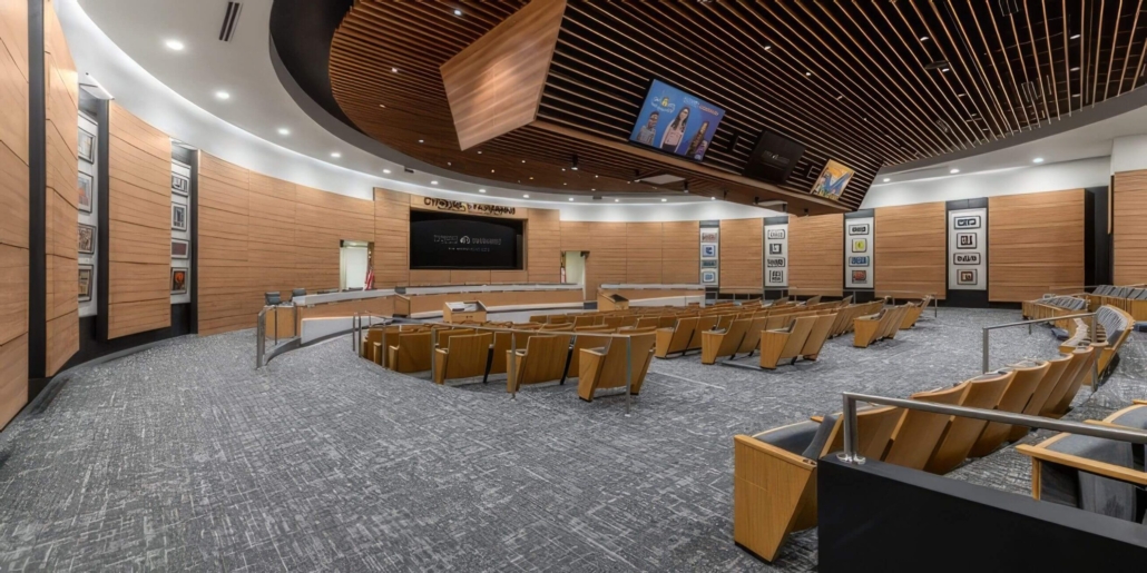 CyFair auditorium at Cypress Fairbanks Independent School District