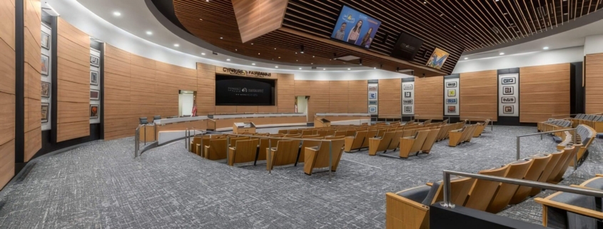 CyFair auditorium at Cypress Fairbanks Independent School District